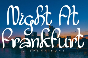 Night at Frankfurt Font Download