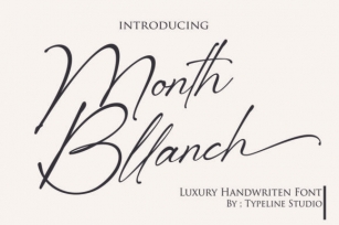 Month Bllach Font Download
