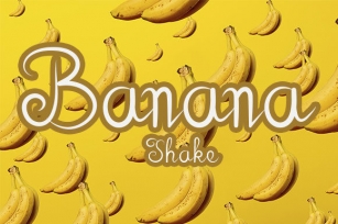 Banana Shake Font Download