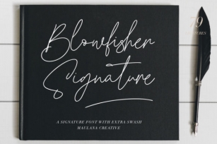 Blowfisher Signature Font Download