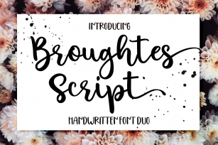 Broughtes script Font Download