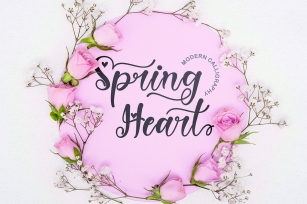 Spring Heart Font Download