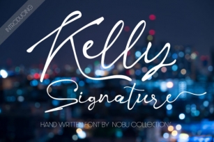Kelly Signature Font Download