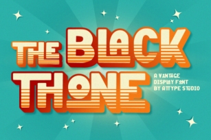 The Black Thone Font Download