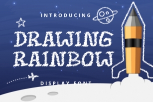 Drawing Rainbow Font Download