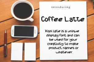 Coffee Latte Font Download