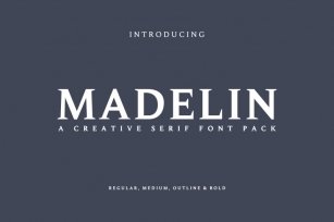 Madelin Serif Font Family Font Download