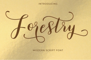 Forestry Script Font Download