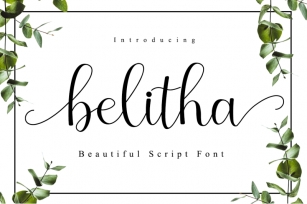 belitha Font Download
