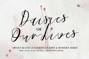 Daisies of Our Lives Font Download