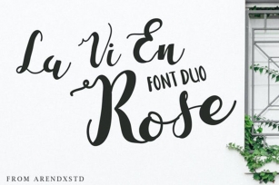 La Vi En Rose - Cute Font Duo Font Download