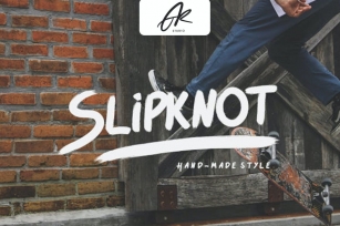 Slipknot - Handmade Style Font Font Download