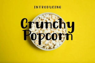 Crunchy Popcorn Font Download
