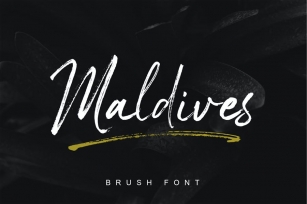 Maldives Handbrush Font Font Download