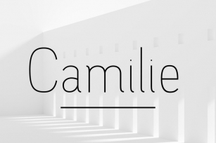 Camilie - Thin Font Font Download