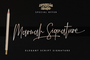 Marwah Signature Font Download