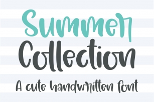 Summer Collection Font Download