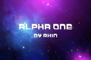 Alpha One Font Download