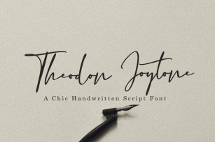 Theodon Joytone Font Download