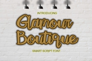 Glamour Boutique Font Download