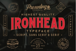 Ironhead Font Collection Font Download
