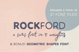 Rockford | a sans font family Font Download