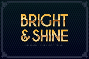 Bright & Shine – Festive Font Font Download