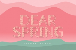 Dear Spring Font Download