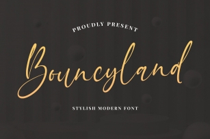 Bouncyland Font Download