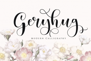 Geryhug Script Calligraphy Font Download