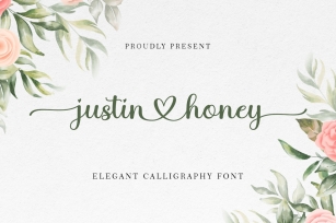 justin honey Font Download
