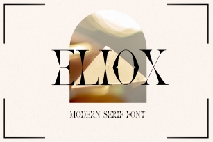 Eliox Modern Serif Font Download