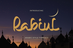 Rabiul Trial Font Download