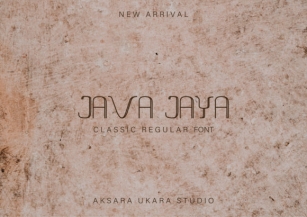 Java Jaya Font Download