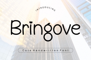 Bringove Font Download