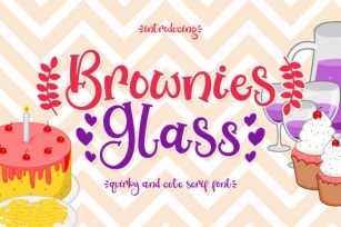 Brownies Glass Font Download