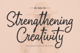 Strengthening Creativity Font Download