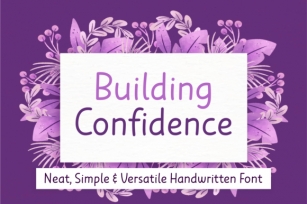 Building Confidence Font Download