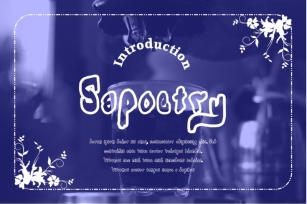Sapoetry Font Download
