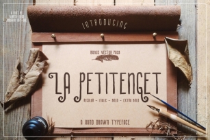 La Petitenget + Vector Pack Font Download
