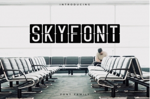 Skyfont Font Family - Sans Serif Font Download