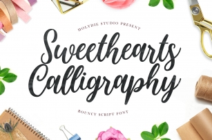 Sweethearts Calligraphy Font Download
