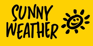 Sunny Weather Font Download