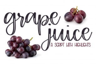 Grape Juice Font Download