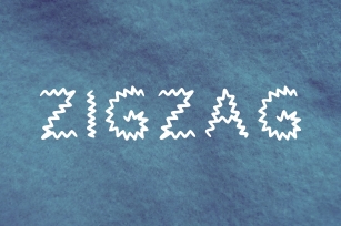 Zigzag handwritten in tff and otf Font Download