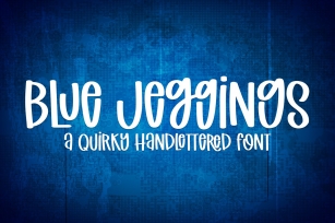 Blue Jeggings Font Download