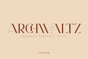 Archwaltz Ligature Serif Font Download