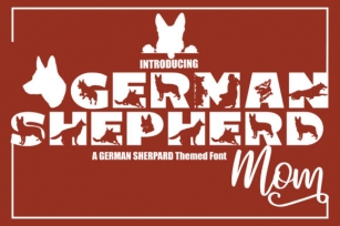 German Shepherd Mom Font Download