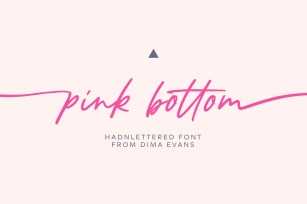 Pink Bottom Romantic Font Download