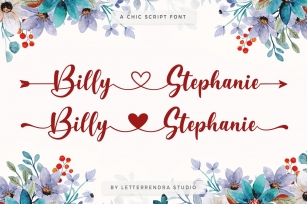 Billy Stephanie Font Download